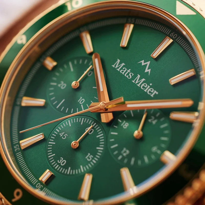 Mats Meier Ponte Dei Salti Hommes Montre Or MM00512