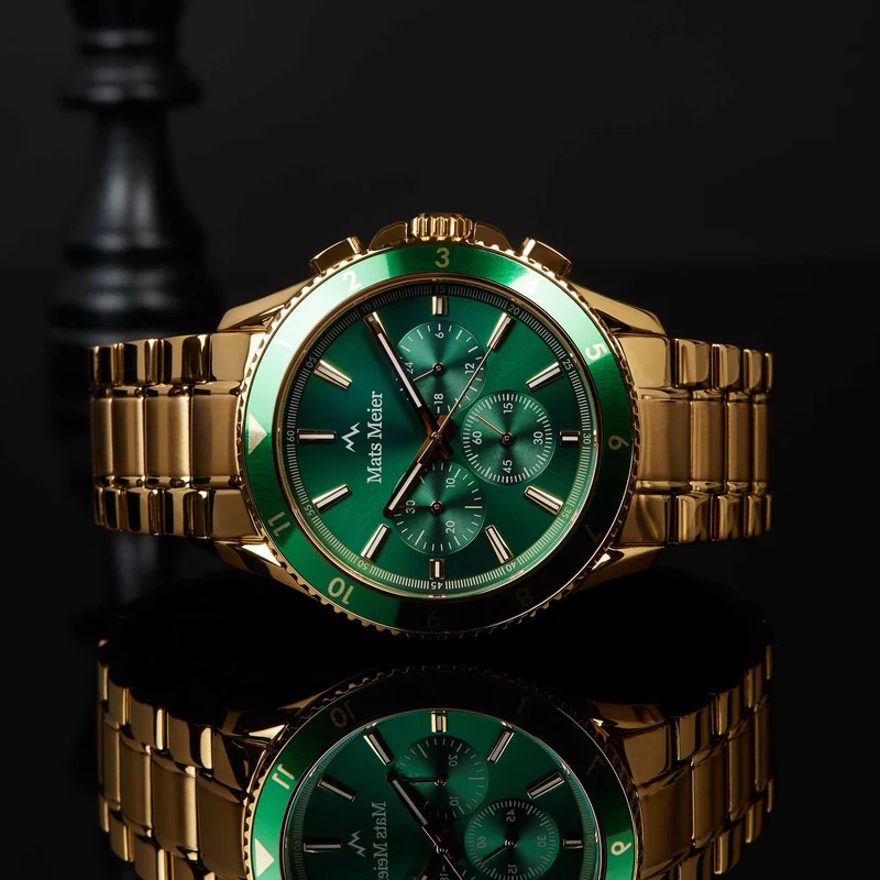 Mats Meier Ponte Dei Salti Hommes Montre Or MM00512