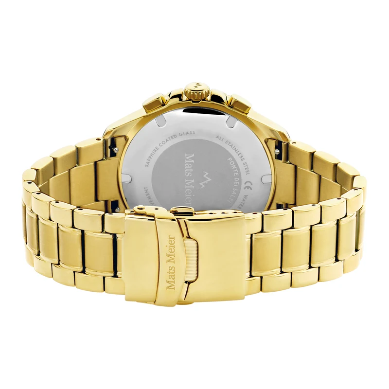 Mats Meier Ponte Dei Salti Hommes Montre Or MM00512