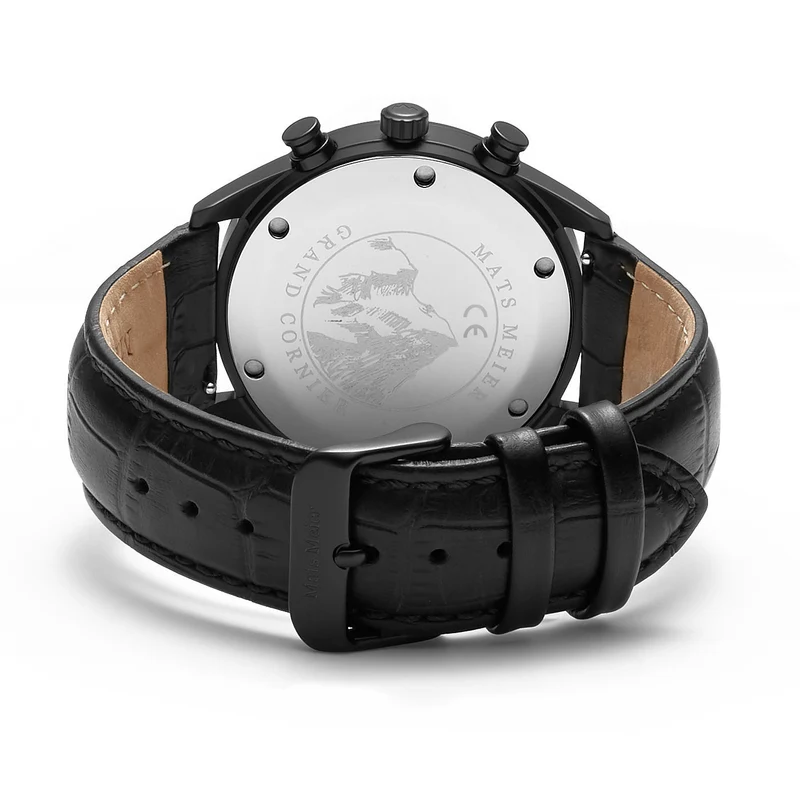 Mats Meier Grand Cornier Femmes Montre Noir MM00102