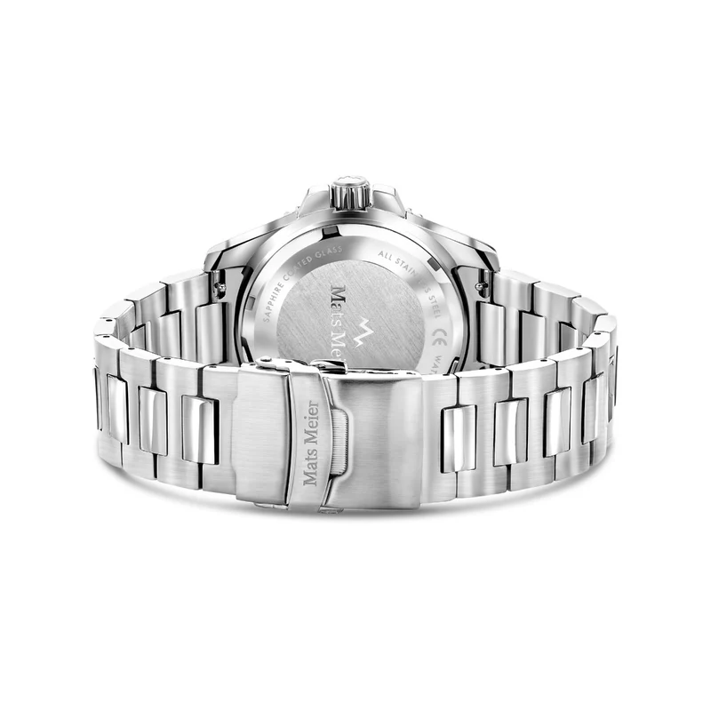 Mats Meier Ponte Dei Salti Hommes Montre Argent MM00526