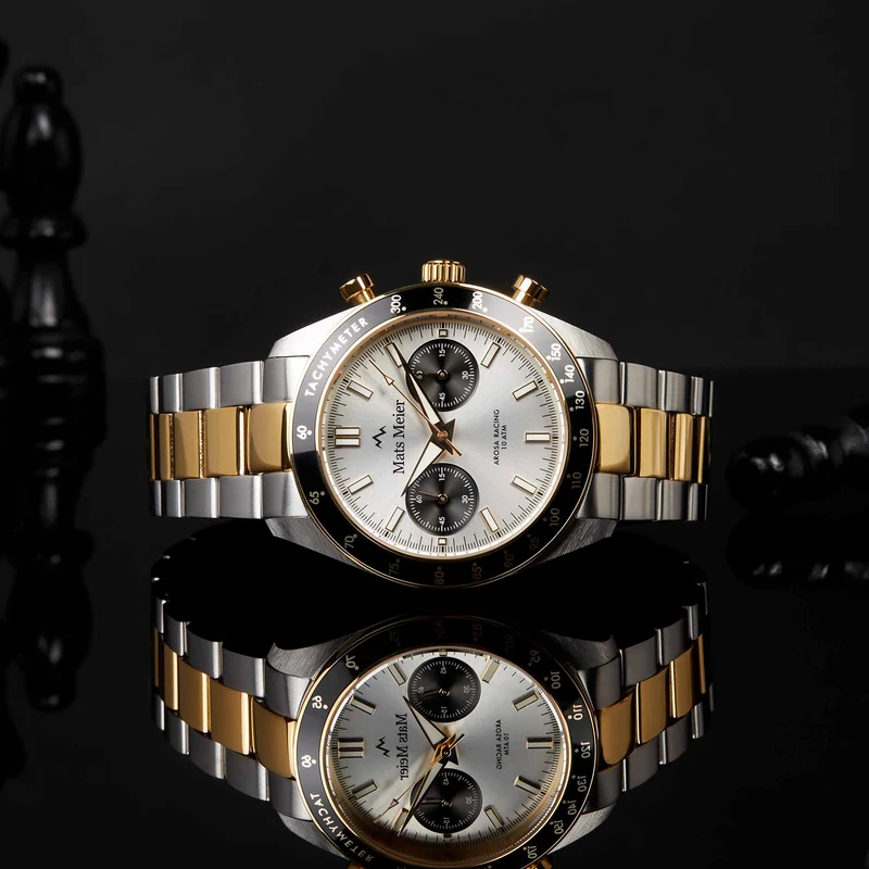 Mats Meier Arosa Racing Hommes Montre Or MM50008