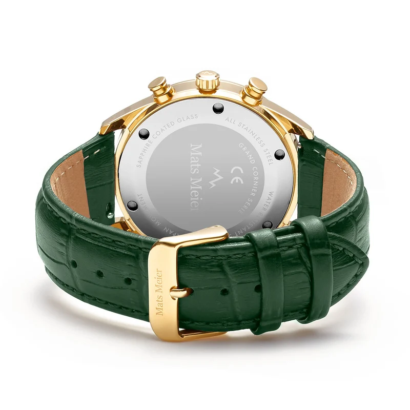 Mats Meier Grand Cornier Hommes Montre Vert MM00122