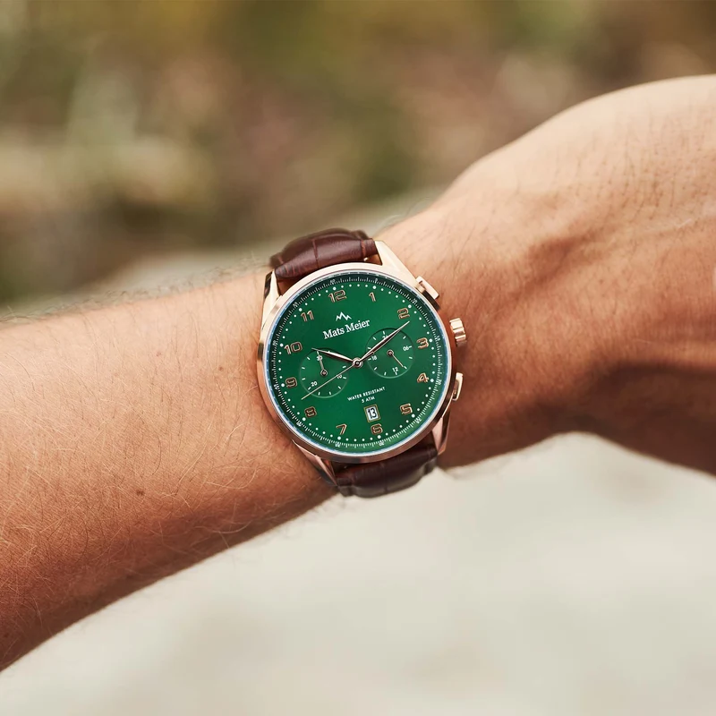 Mats Meier Mont Vélan Hommes Montre Marron MM10002