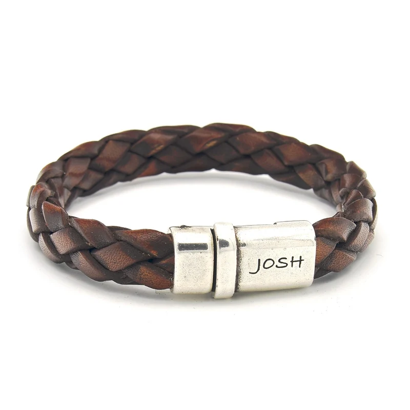Josh Bracelet Marron 09325-BRA-S/COGNAC/L-1