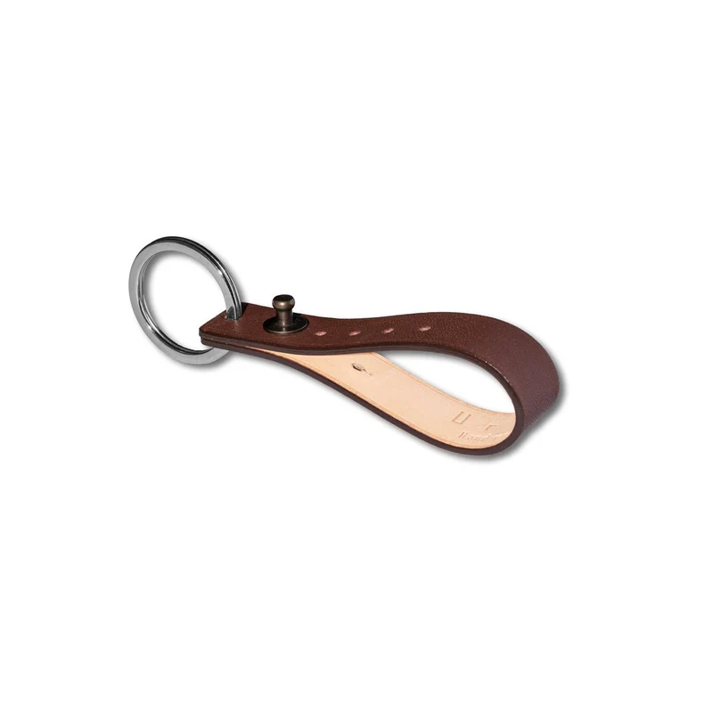 Porte clés personnalisé marron | U'KEEP