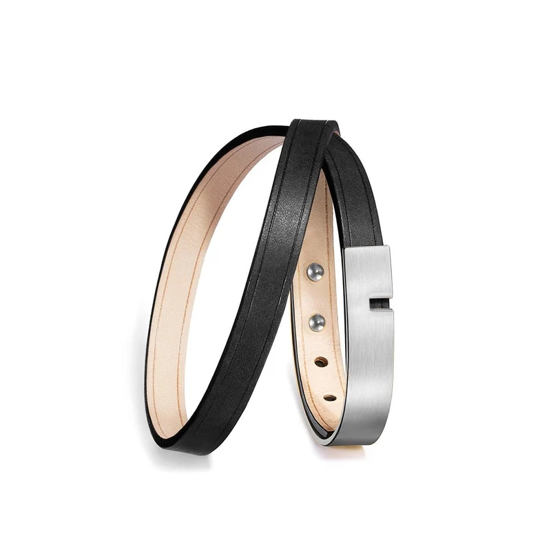 Bracelet double tour argent | U'TURN TWICE