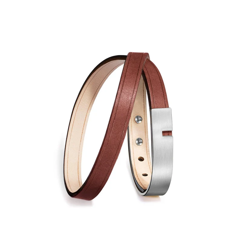 Bracelet double tour argent | U'TURN TWICE
