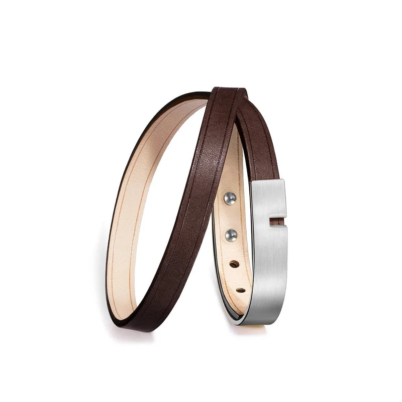 Bracelet double tour argent | U'TURN TWICE