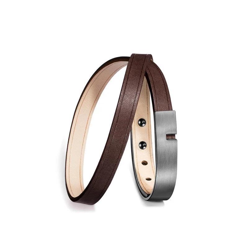 Bracelet double tour argent | U'TURN TWICE