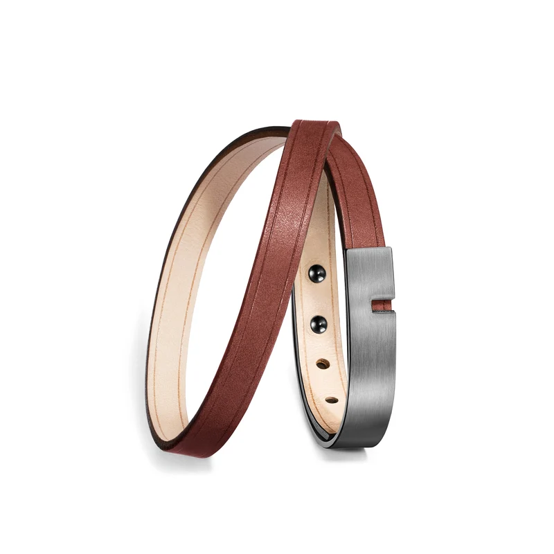 Bracelet double tour argent | U'TURN TWICE