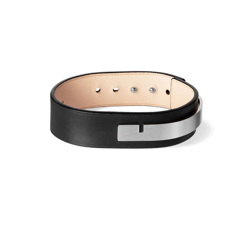 Bracelet large cuir acier | U'TURN.18