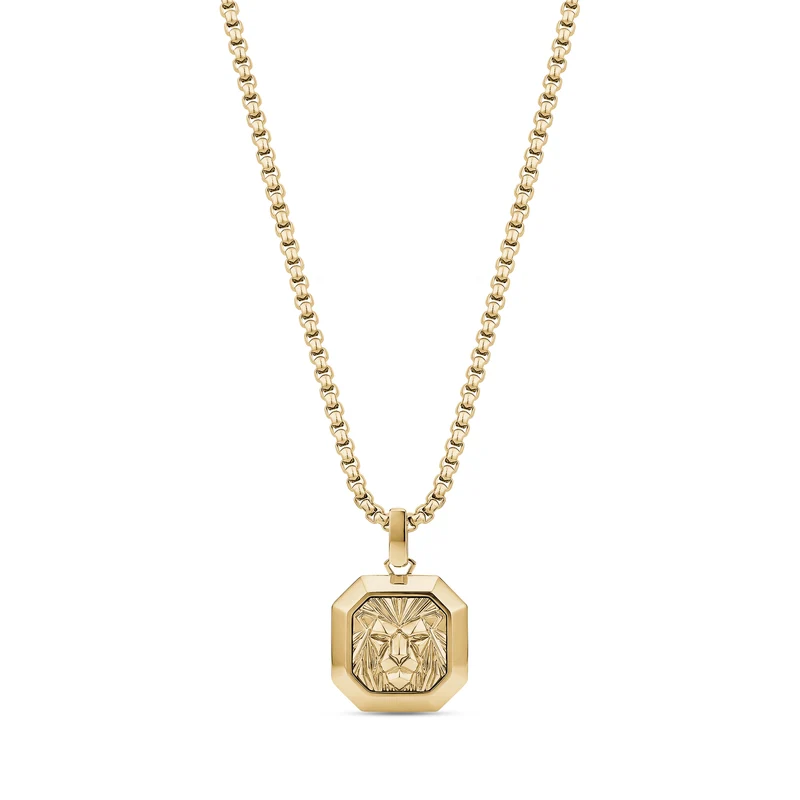 Pendentif Lion en or