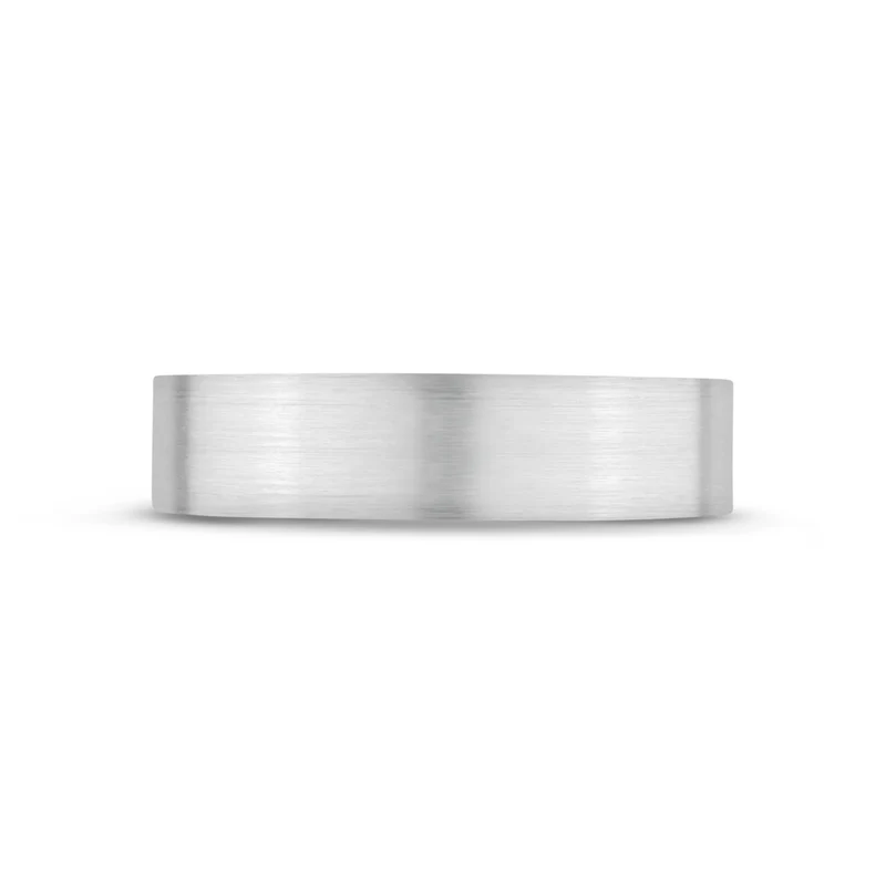 Jonc de mariage plat mat de 5 mm