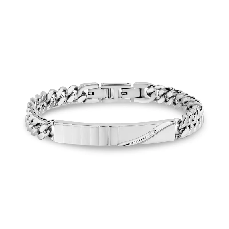 Bracelet « ID » aux courbes sculptées