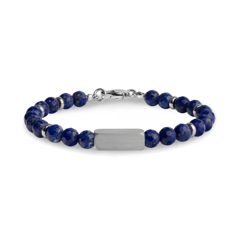 Bracelet en perles de pierre personnalisables