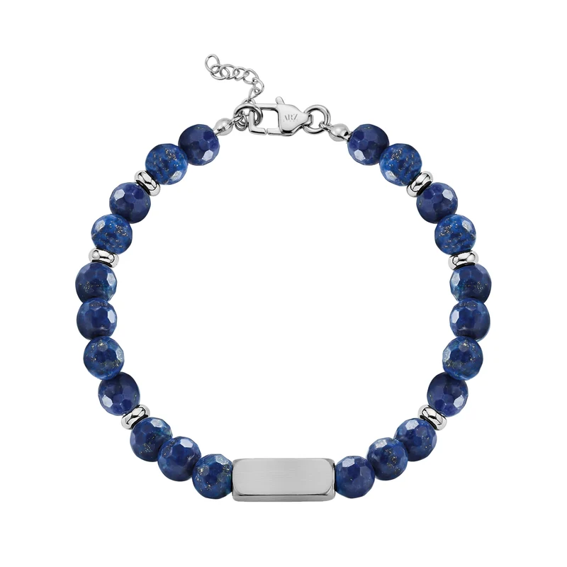 Bracelet en perles de pierre personnalisables