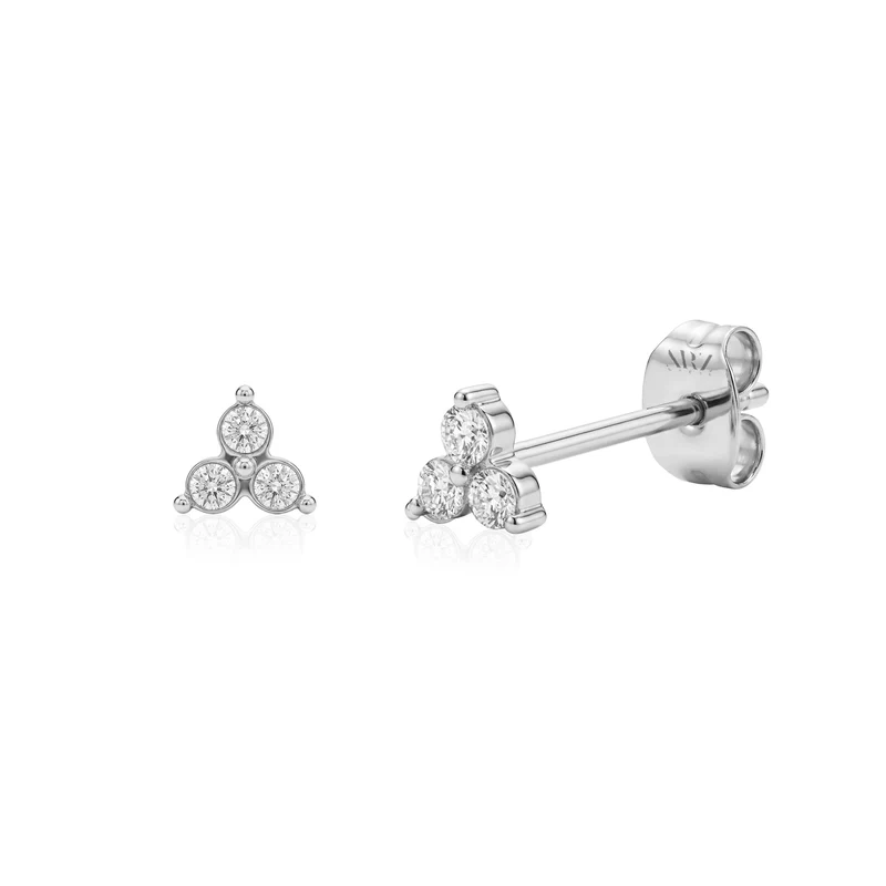 Petites boucles d'oreilles en forme de fleur de lotus