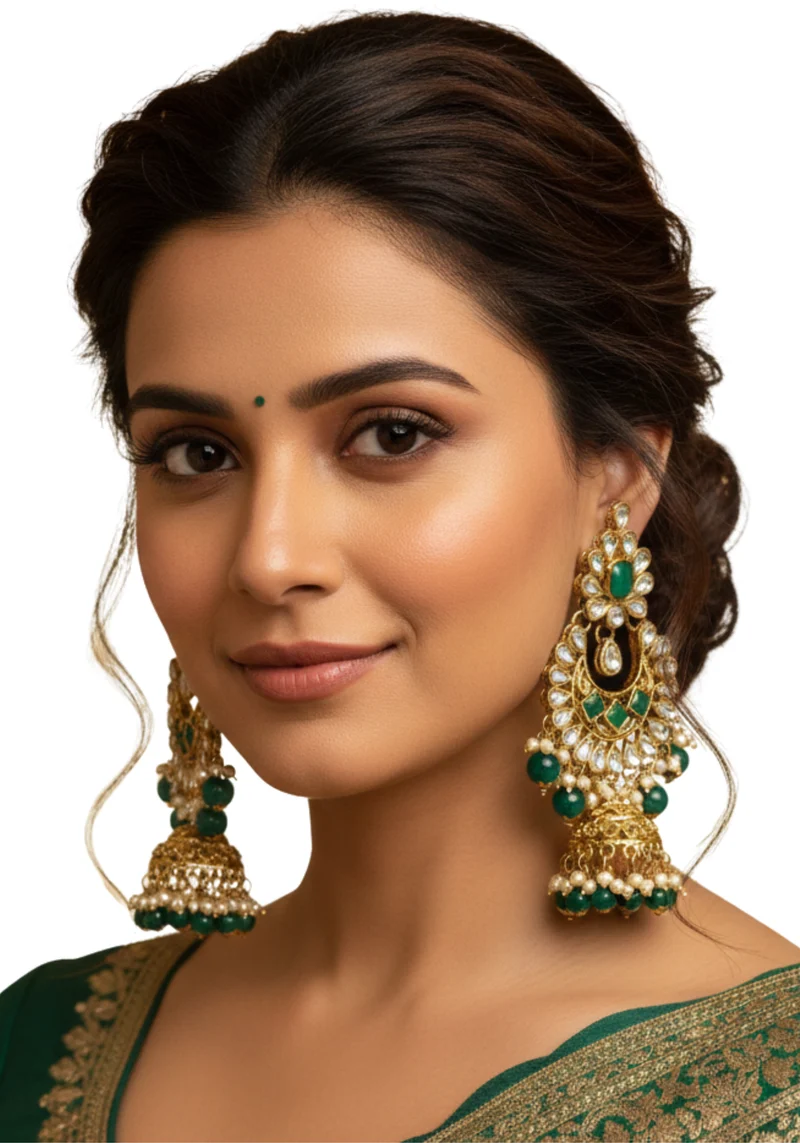 Boucles d’oreilles indiennes KEERTHANA