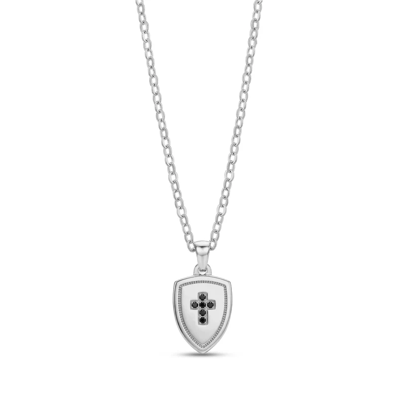 Pendentif bouclier Midnight Cross