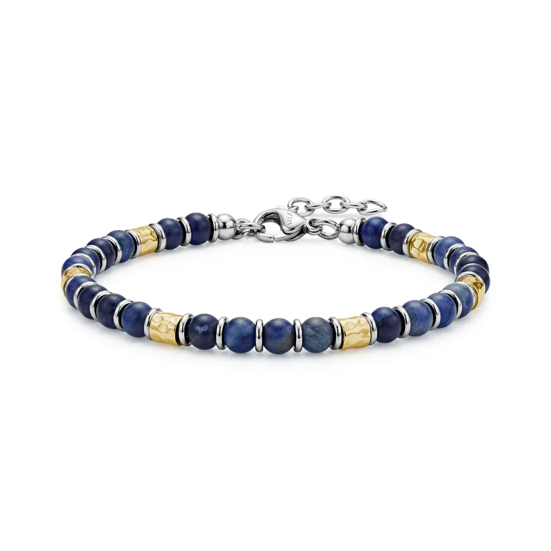 Bracelet en sodalite bleu impérial