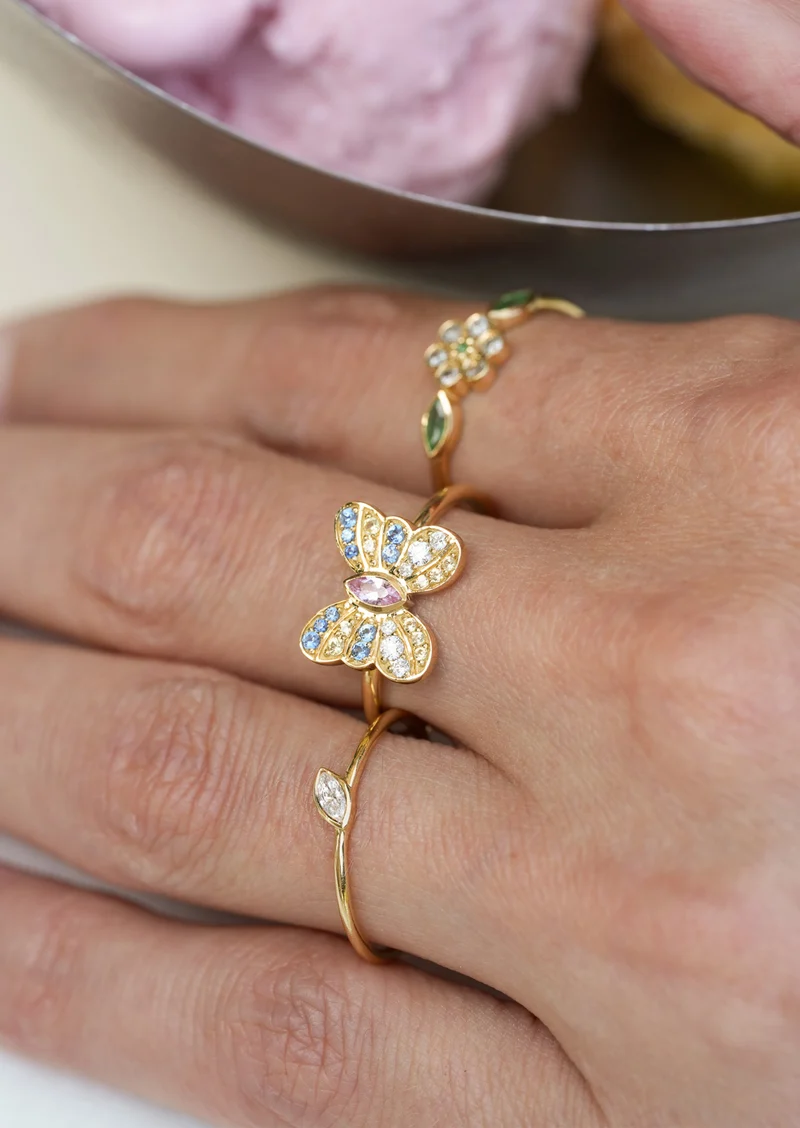 Butterfly Ring Pink