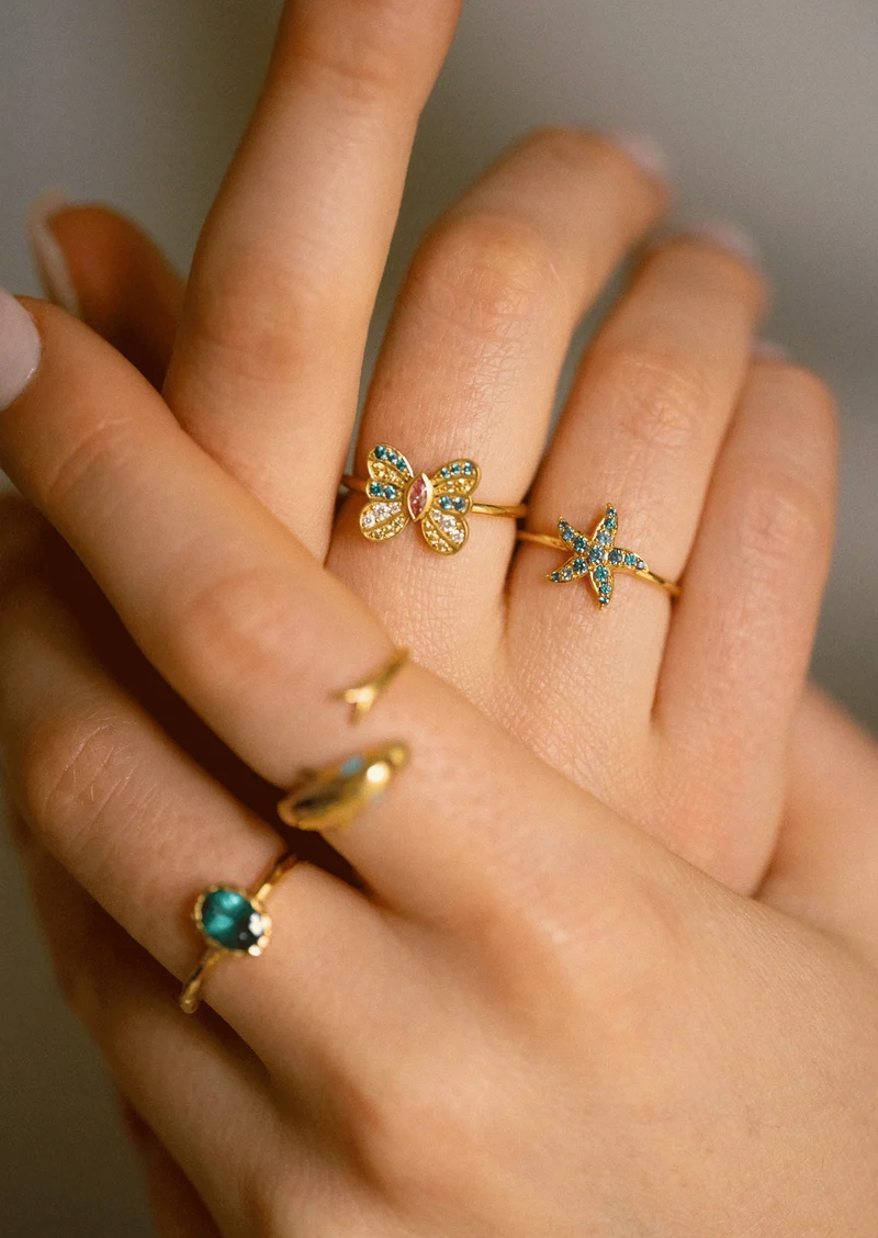 Butterfly Ring Pink