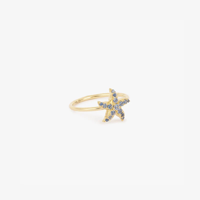 Starfish Ring Blue