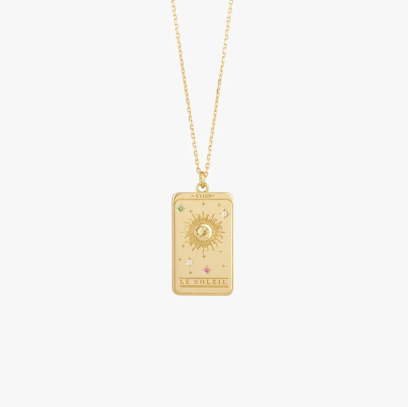 Tarot Necklace Sun