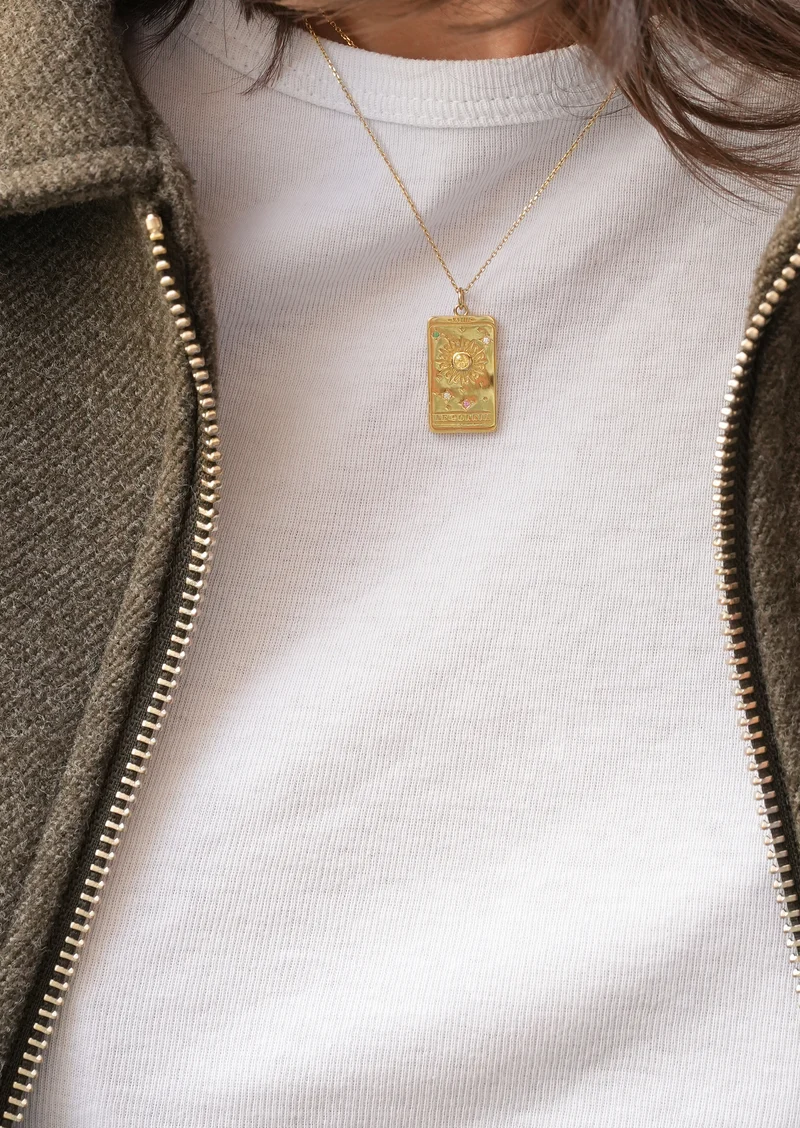 Tarot Necklace Sun