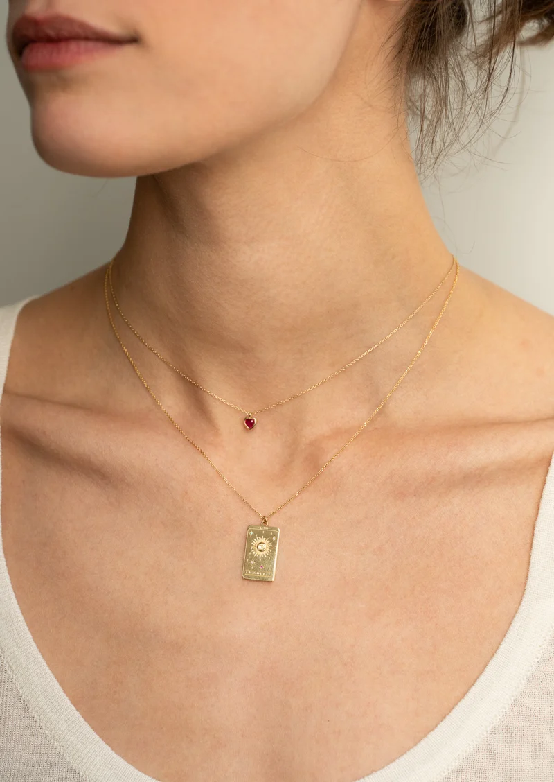 Tarot Necklace Sun
