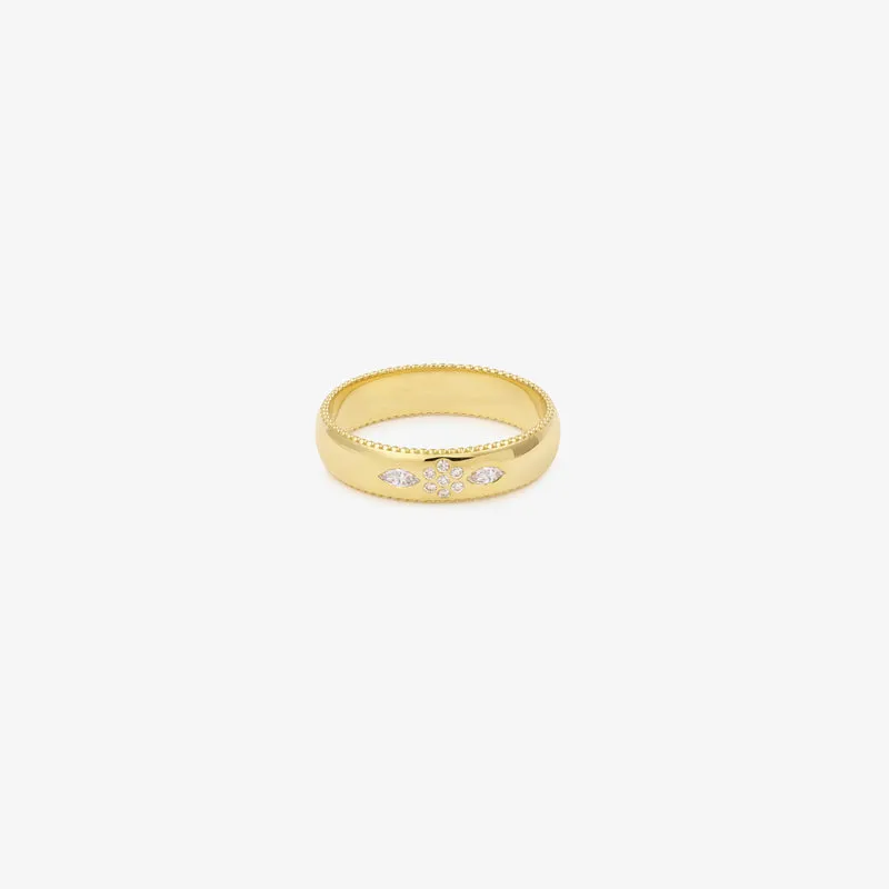Miniflower Love Ring 2–Full Diamond