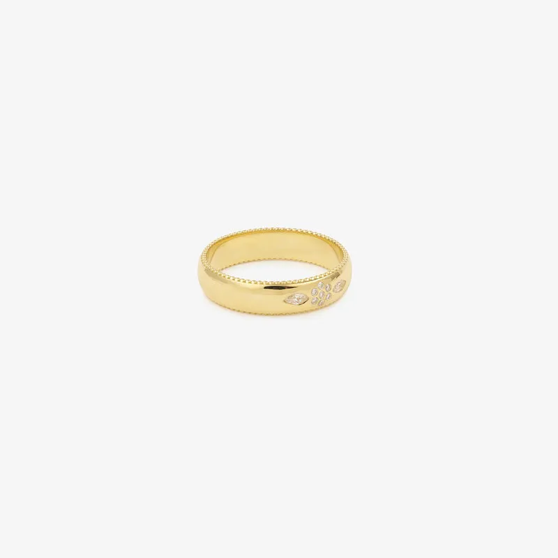 Miniflower Love Ring 2–Full Diamond