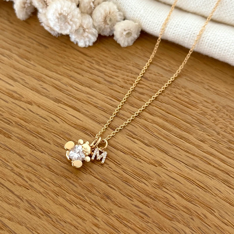 Pendentif "Ourson" plaqué or