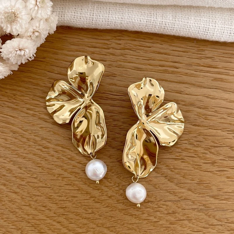 Boucles d'oreilles "Florence" acier