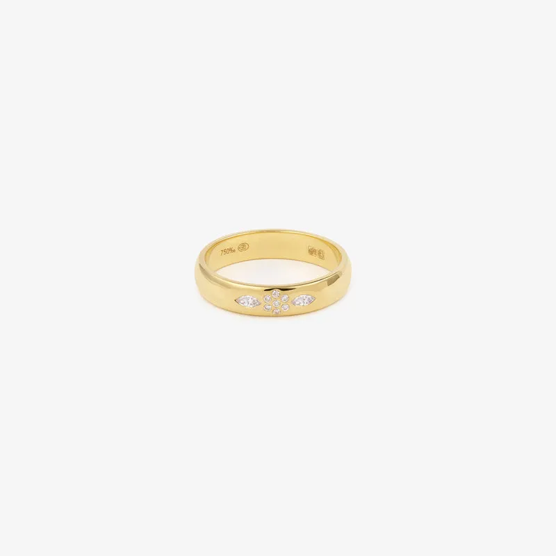 Miniflower Love Ring 1–Full Diamond