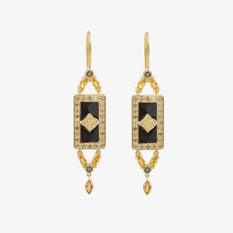 Ava Earrings 1–Yellow