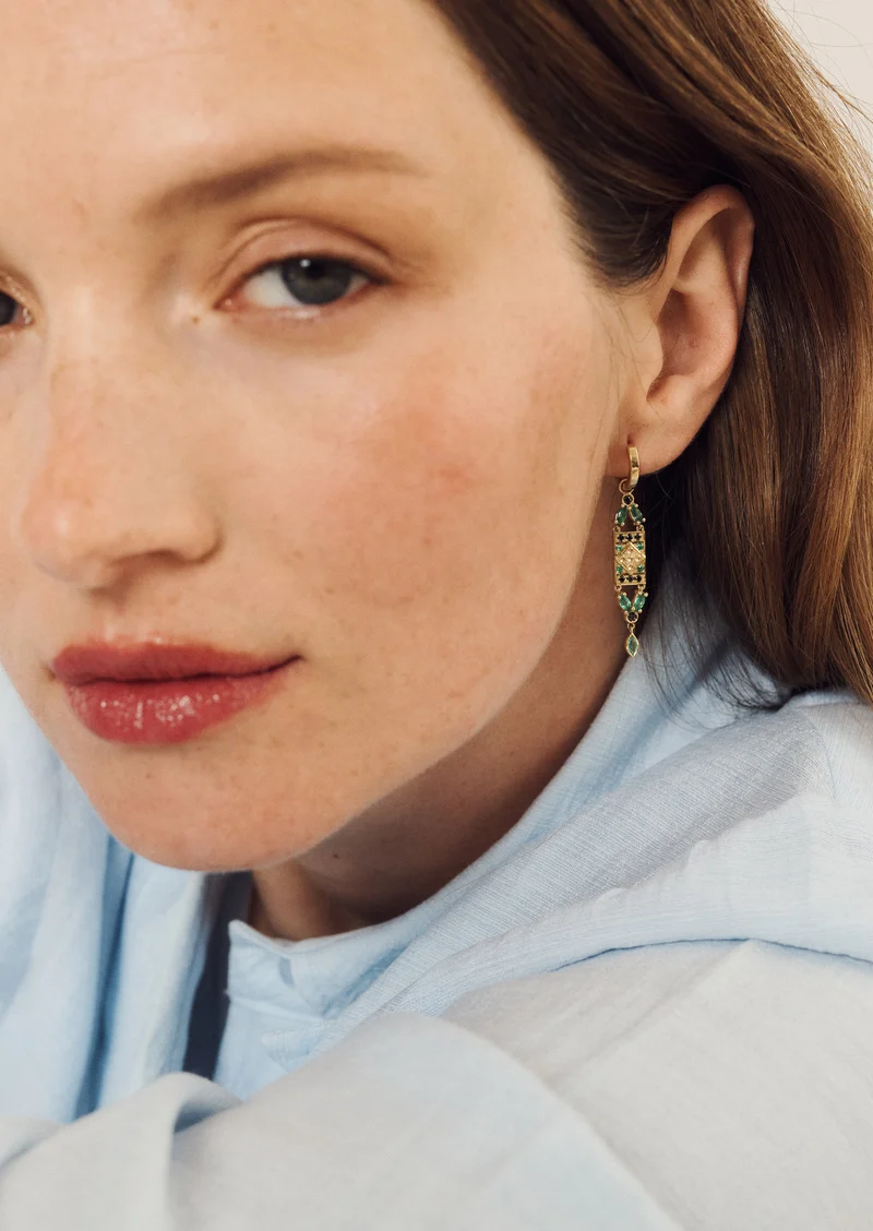 Ava Earrings 1–Green