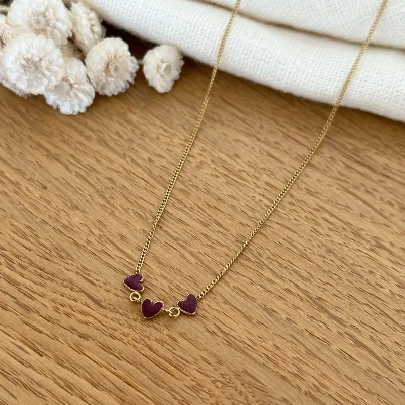Collier "Melina" acier