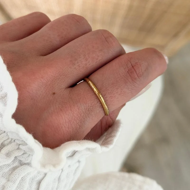 Bague "Ysa" acier