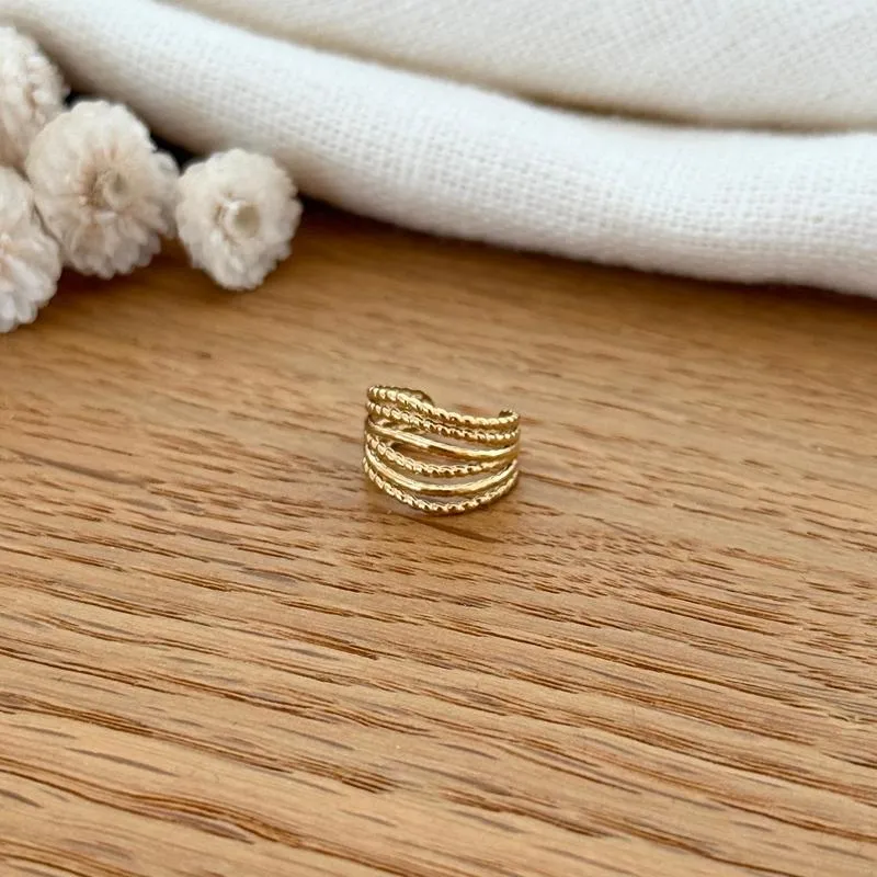 Bague d'oreille "Olivia" acier