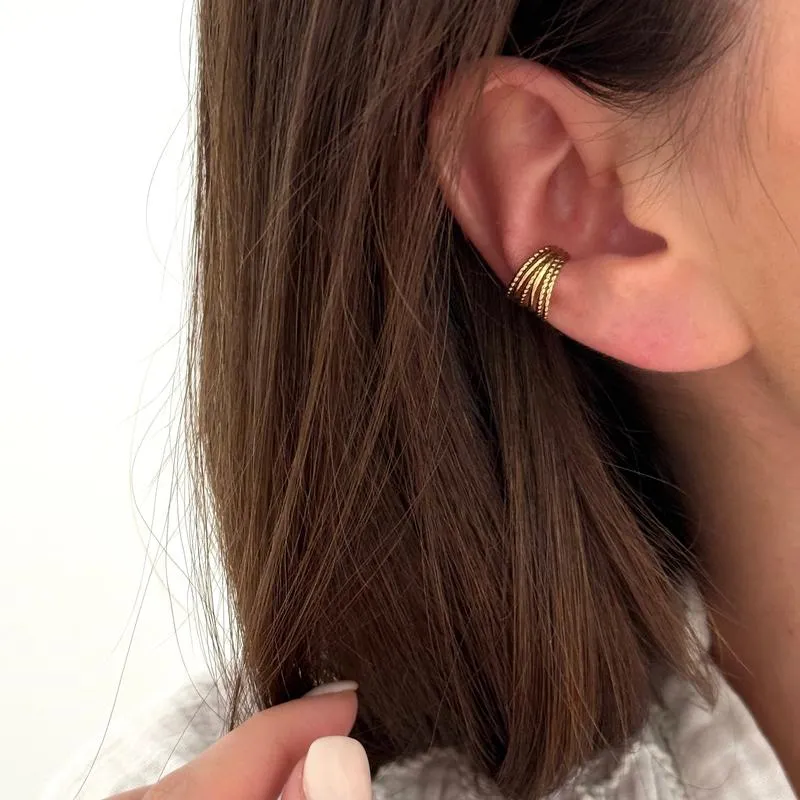 Bague d'oreille "Olivia" acier