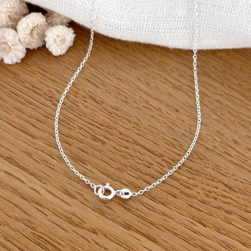 Collier "Médaille initial" argent