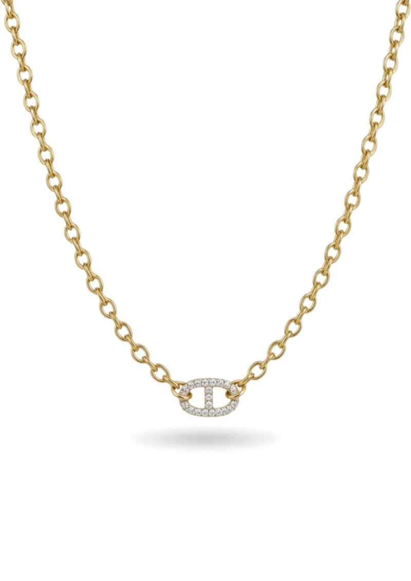 Collier Maille Marine Brillant