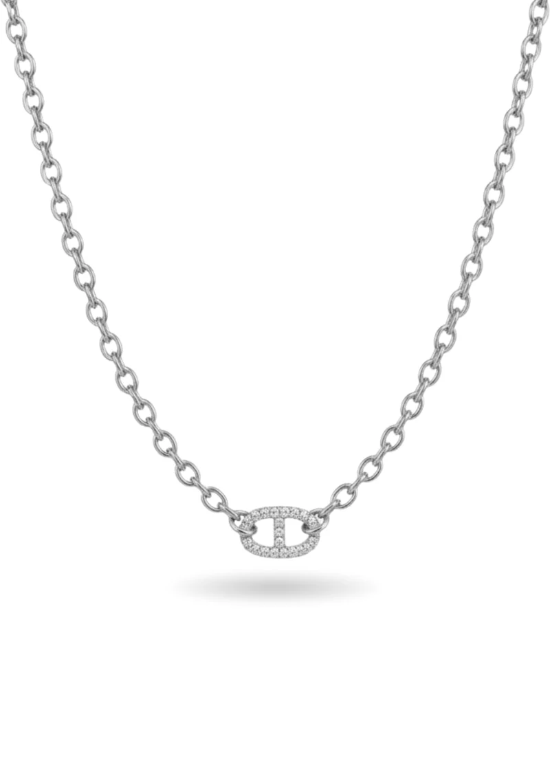 Collier Maille Marine Brillant
