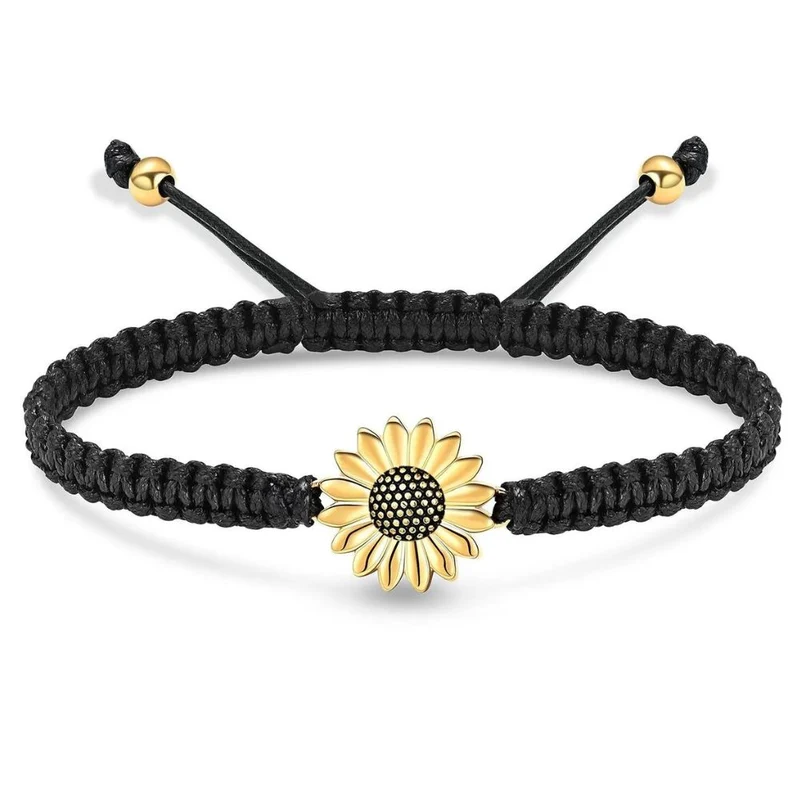 Bracelet Tissu Marguerite