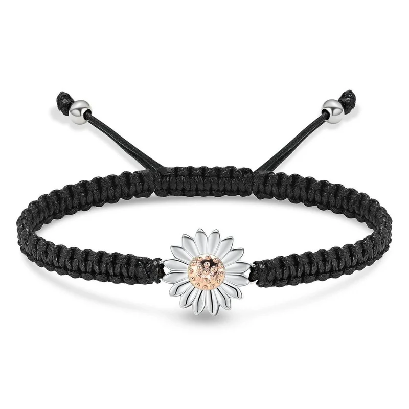 Bracelet Tissu Marguerite
