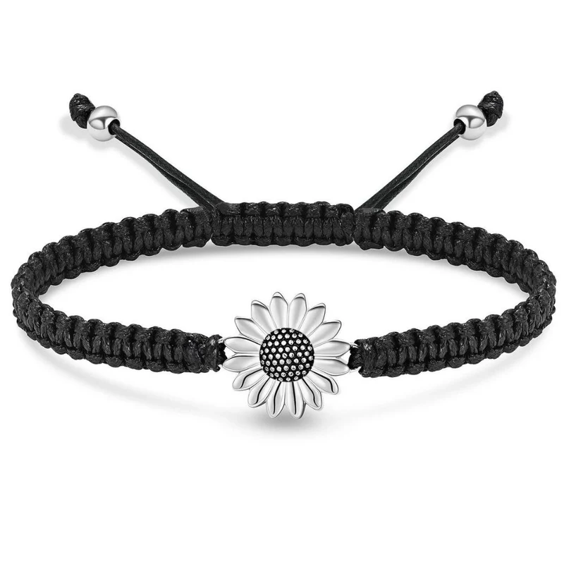 Bracelet Tissu Marguerite