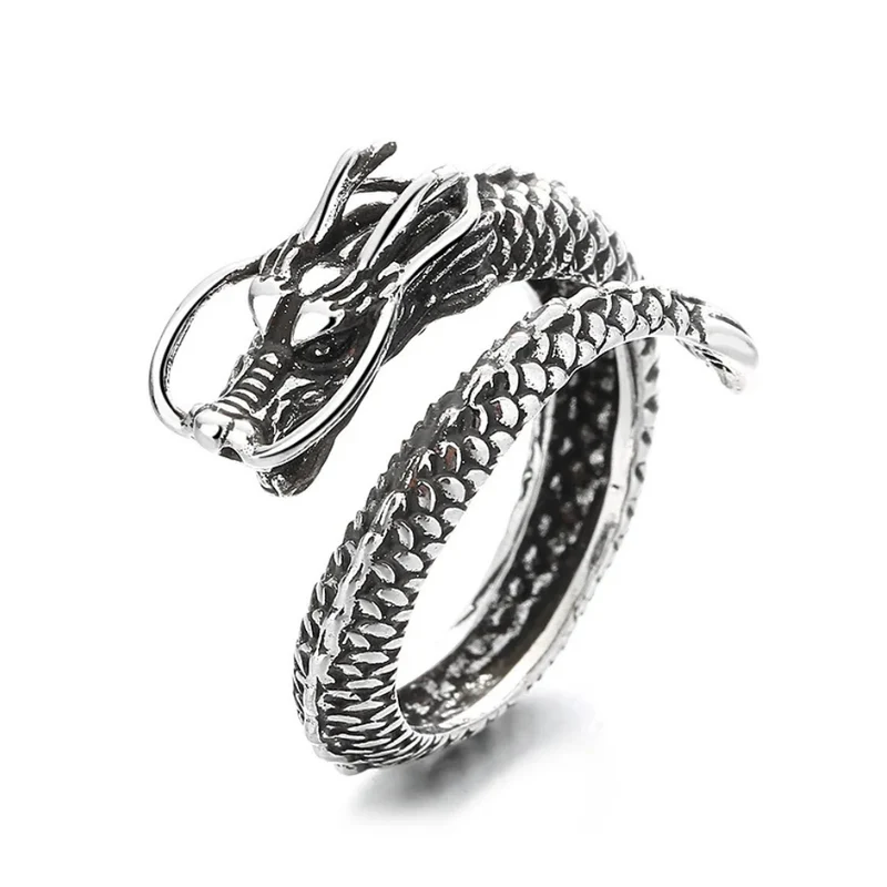 Bague Dragon Homme Vintage