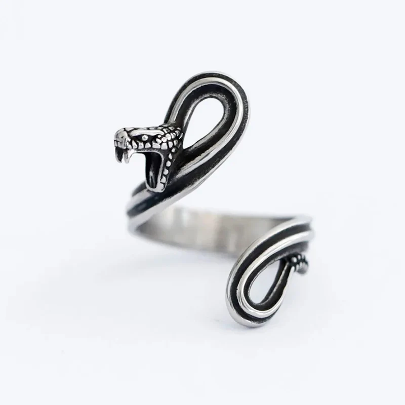 Bague Serpent Agressif